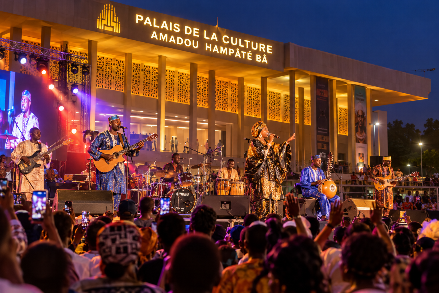 Concert et événement culturel à Bamako, au Mali