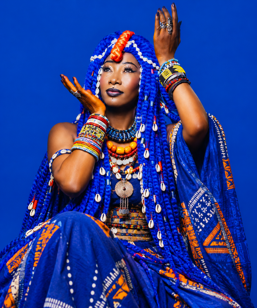 Portrait de Fatoumata Diawara, chanteuse et autrice-compositrice malienne