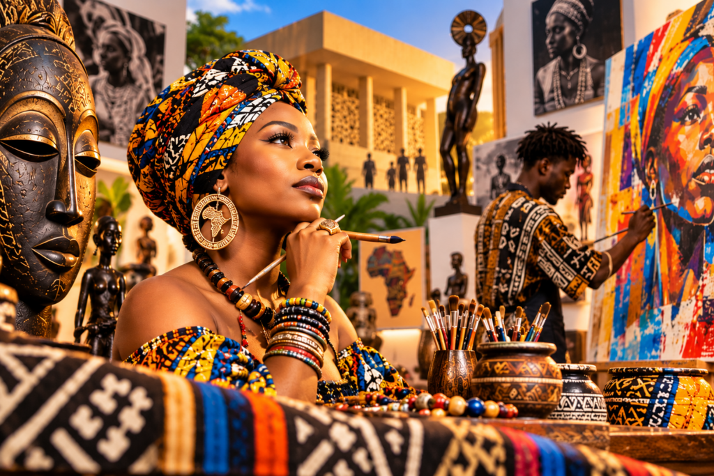 Art contemporain africain entre héritage culturel et expressions artistiques modernes
